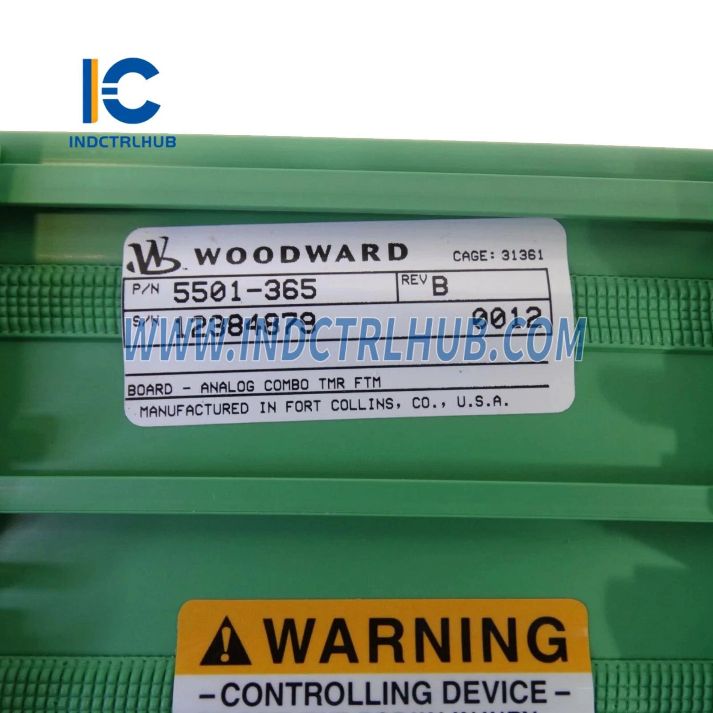 Woodward 5501-365 MicroNet Plus Analog Kombine Modül