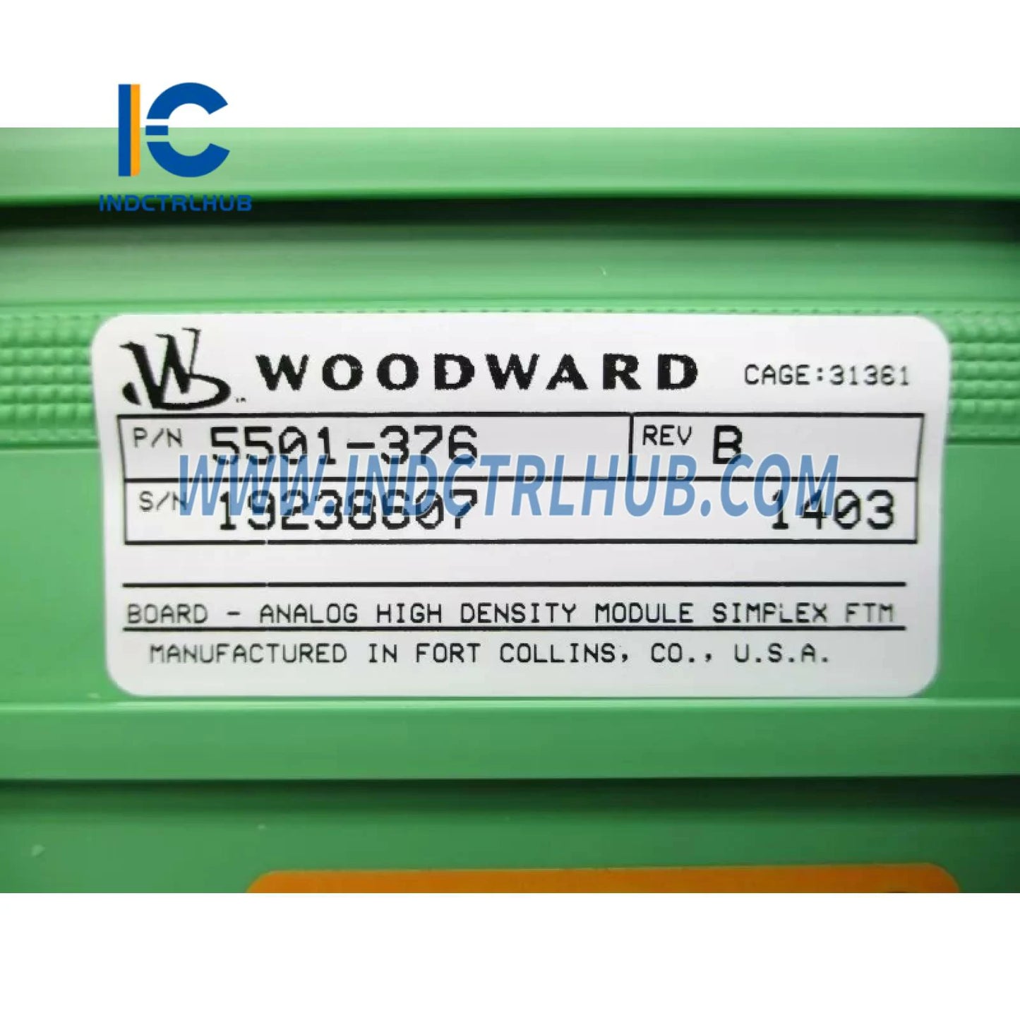 Woodward 5501-376 MicroNet Simpleks Analogni Kombinirani Modul