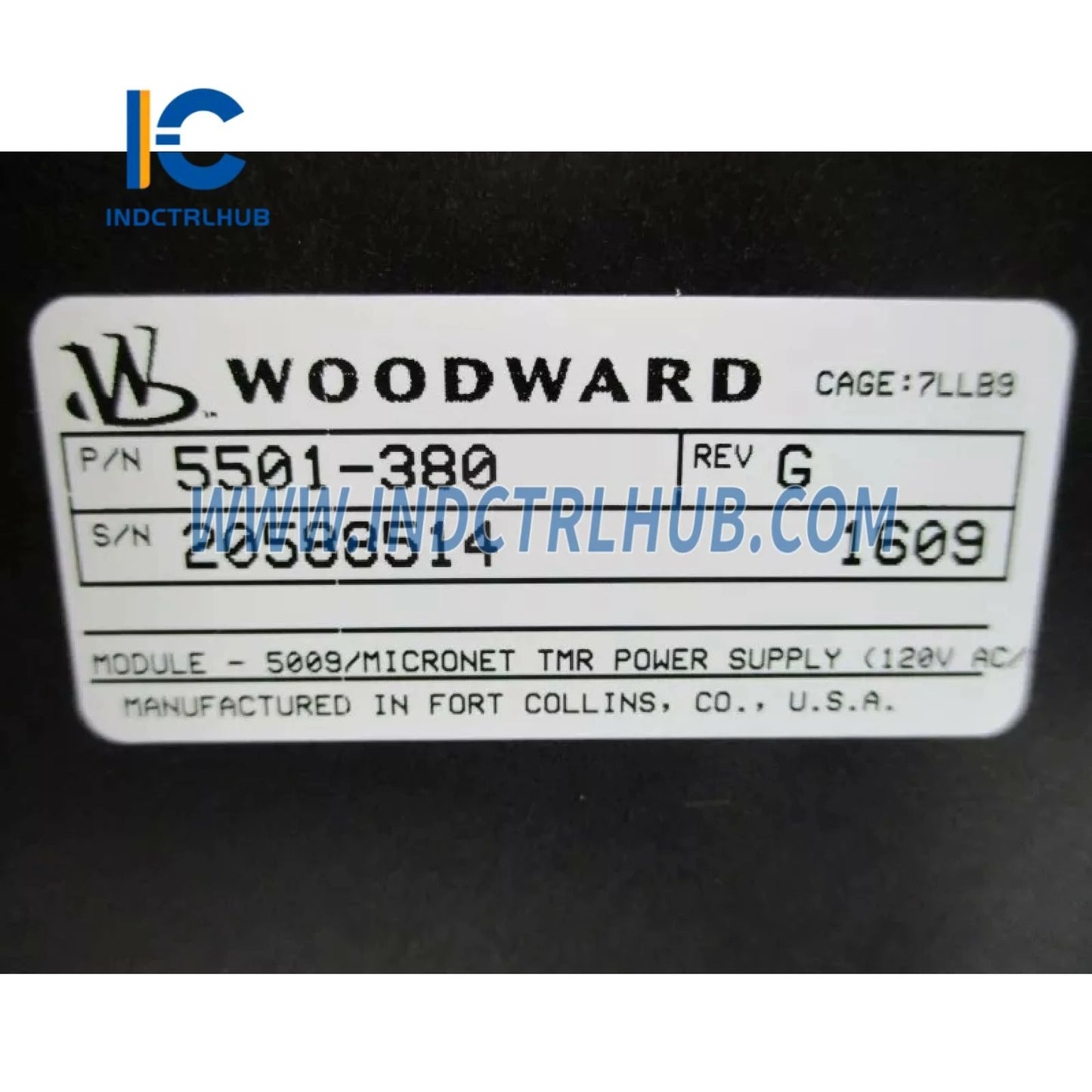 Woodward 5501-380 MicroNet TMR kragtoevoer