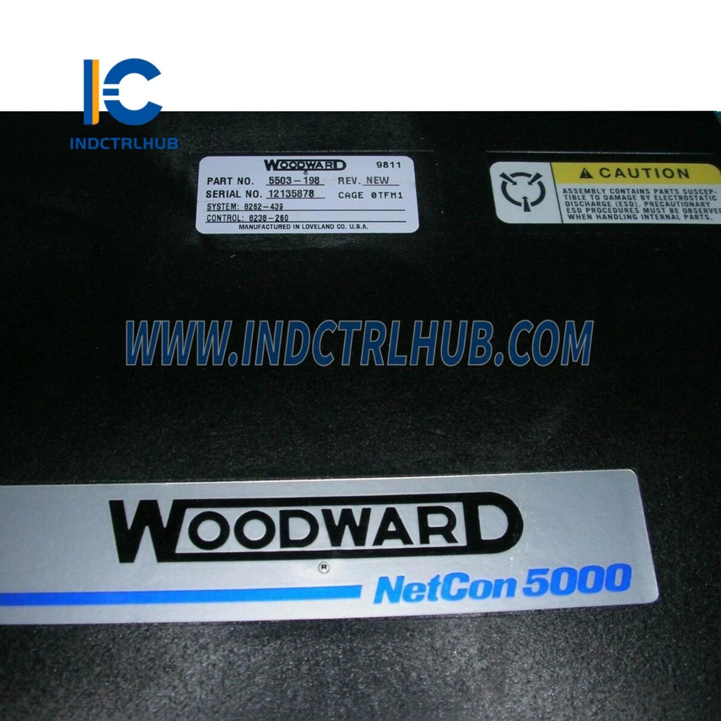 Modul I/O Jarak Jauh Woodward 5503-198 MicroNet