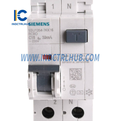 Siemens 5SU1354-7KK16 RCBO, 10 kA, 1P+N, type A