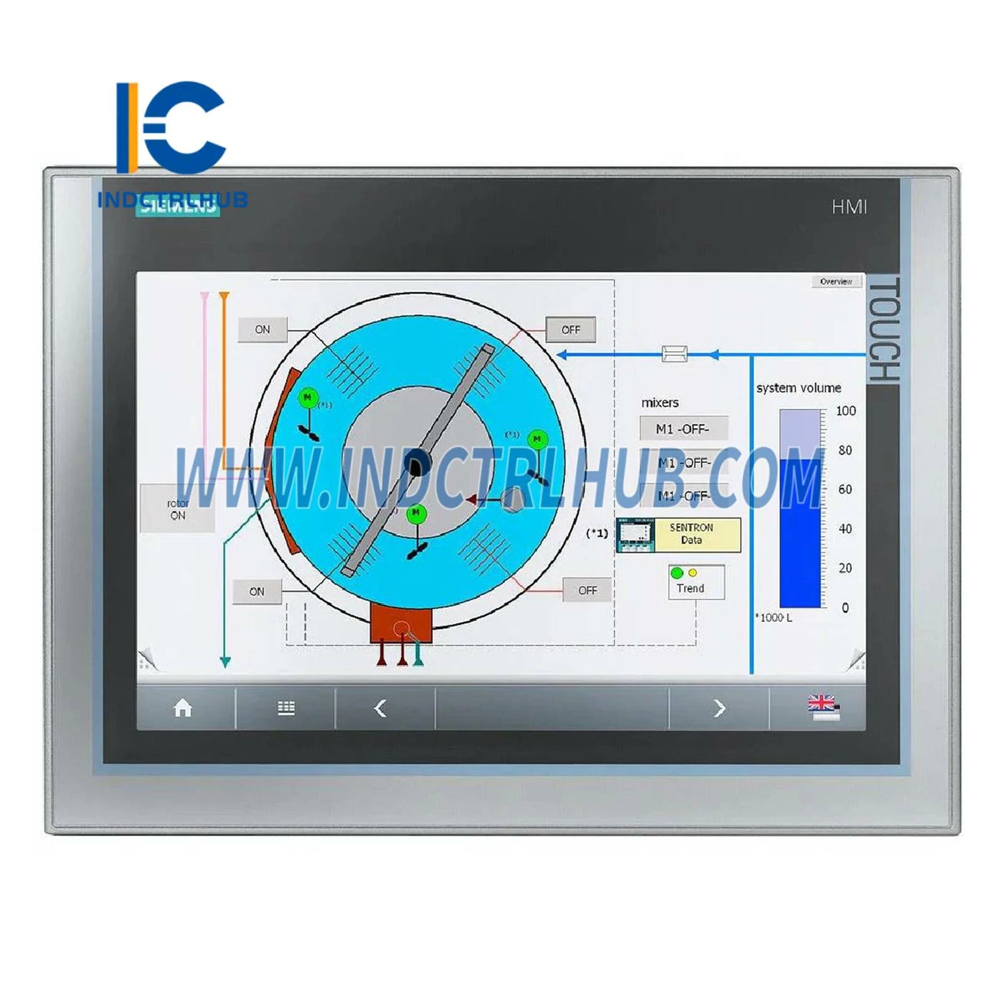 6AG1124-0MC01-4AX0 SIEMENS SIPLUS HMI TP1200 Comfort Touchscreen Panel