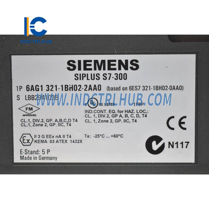 Siemens 6AG1321-1BH02-2AA0 SIPLUS SM 321 with conformal coating