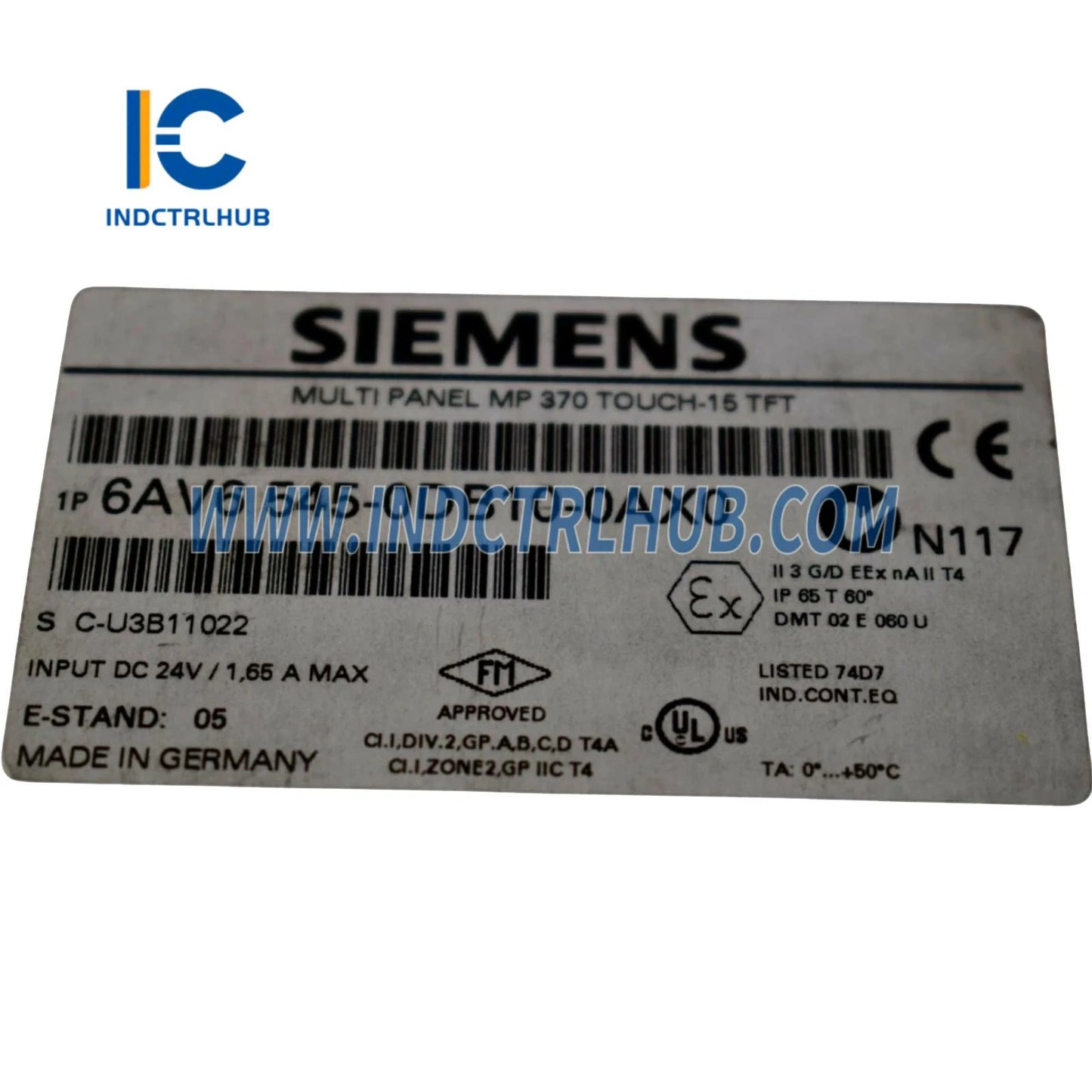Siemens 6AV6545-0DB10-0AX0 SIMATIC MP 370 Multi Panel