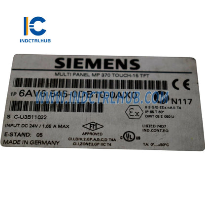 Siemens 6AV6545-0DB10-0AX0 SIMATIC MP 370 Multi Panel
