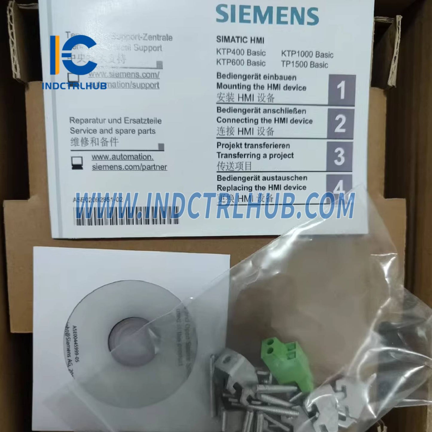 Siemens 6AV6647-0AD11-3AX1 SIMATIC HMI KTP600 Basic Color PN