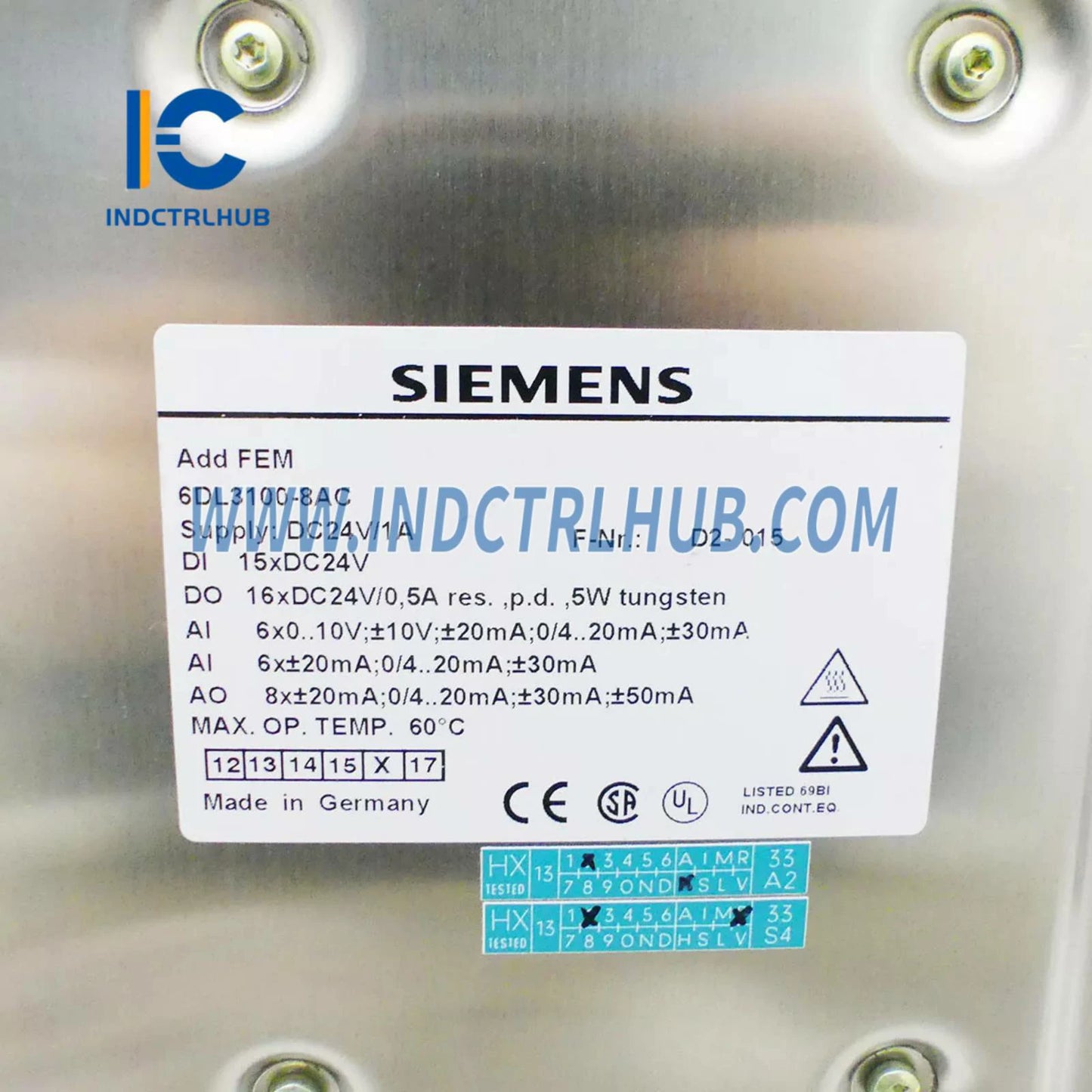 Siemens 6DL3100-8AC ADDFEM PROFIBUS Front End Module