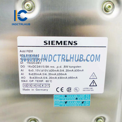 Siemens 6DL3100-8AC ADDFEM PROFIBUS Front End Module
