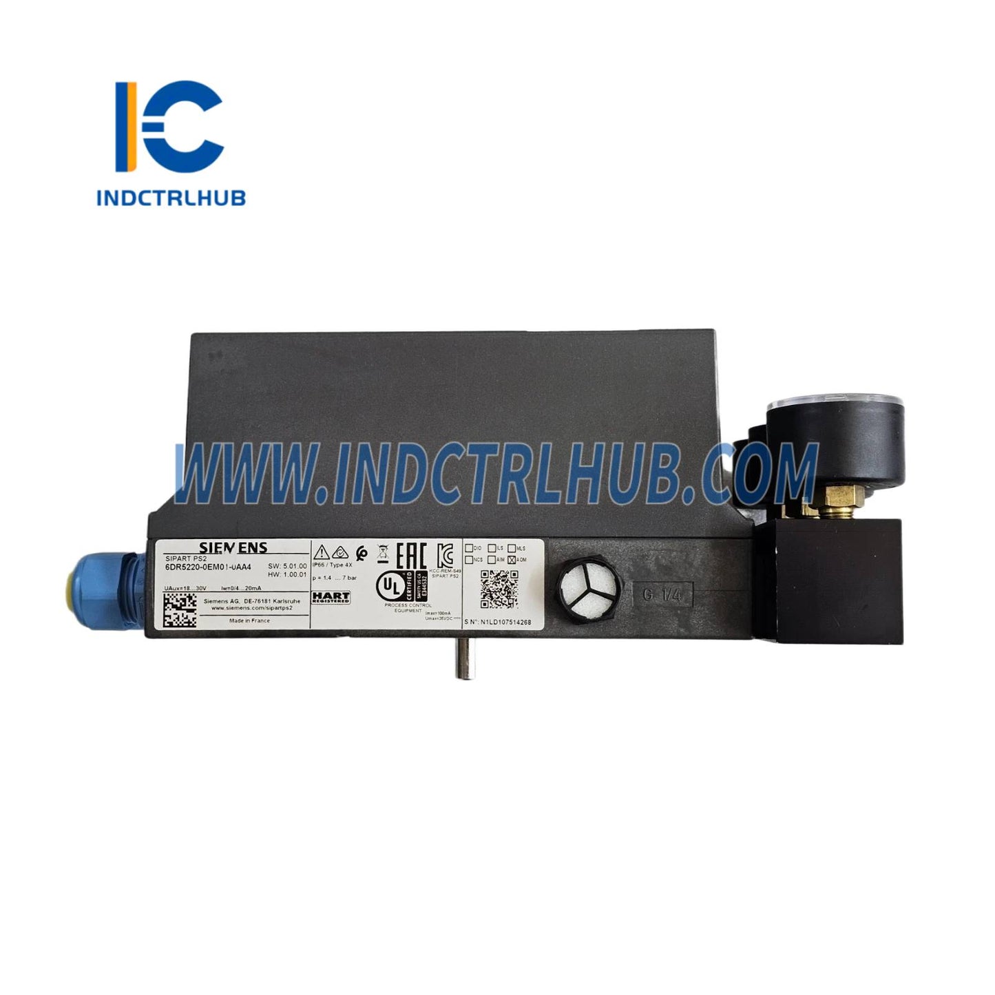 Siemens 6DR5220-0EM01-0AA4 SIPART PS2 Smart electropneumatic positioner