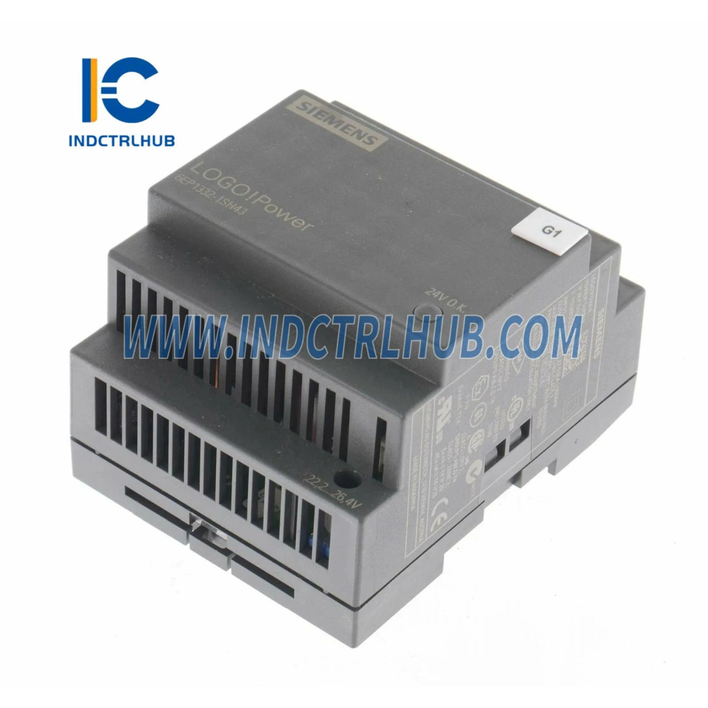 Siemens 6EP1332-1SH43 LOGO!Power 24V/2.5A Stabilized Power Supply