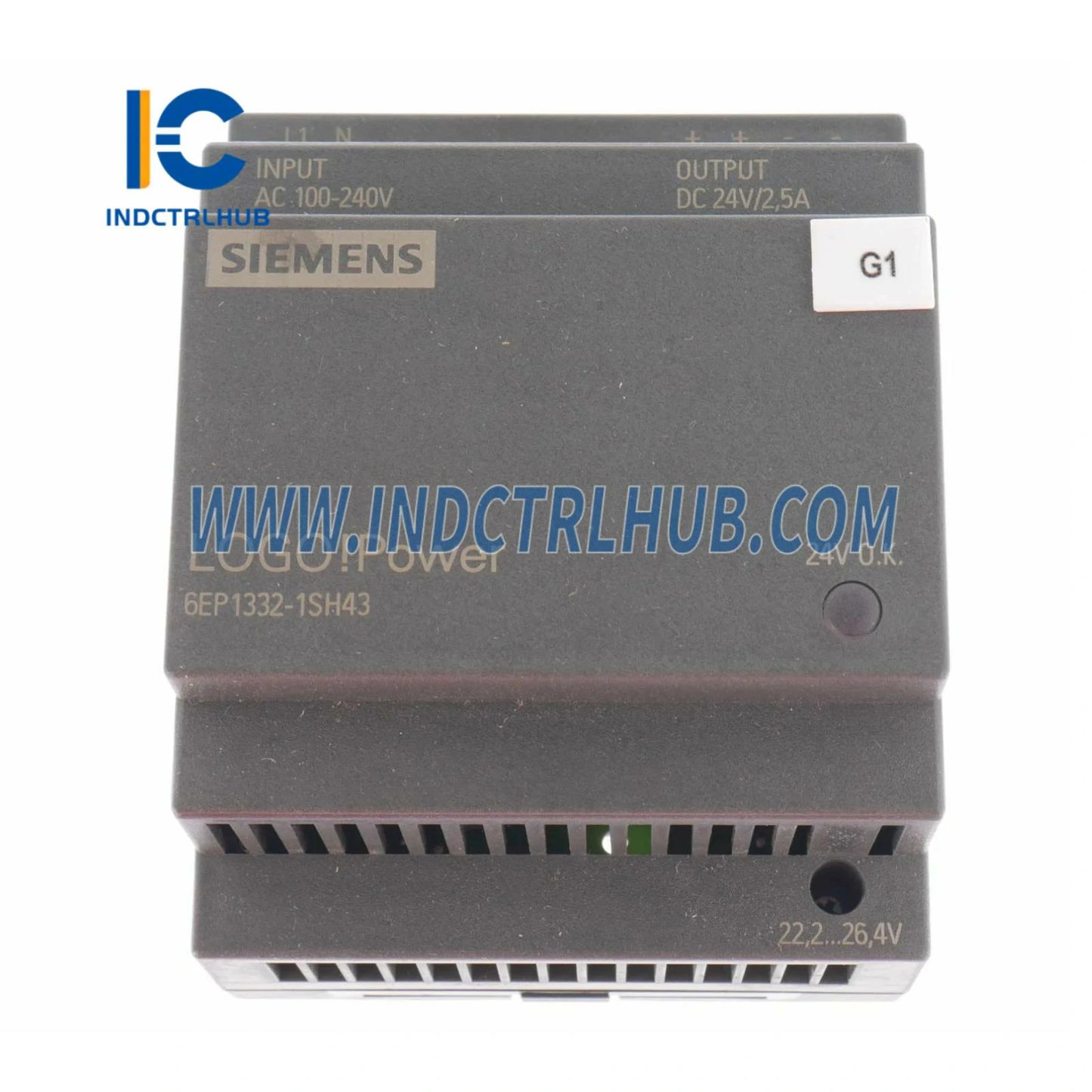 Siemens 6EP1332-1SH43 LOGO!Power 24V/2.5A Stabilized Power Supply