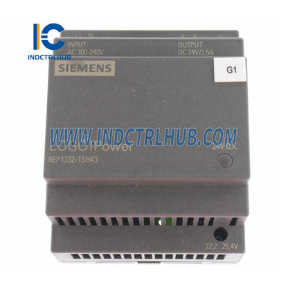 Siemens 6EP1332-1SH43 LOGO!Power 24V/2.5A Stabilized Power Supply