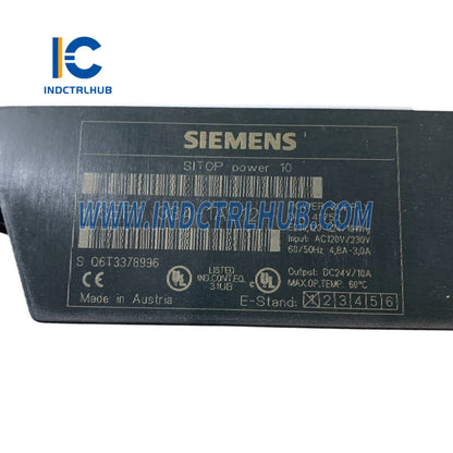 Siemens 6EP1334-1AL12 SITOP Power 10 A, специальный стабилизированный источник питания