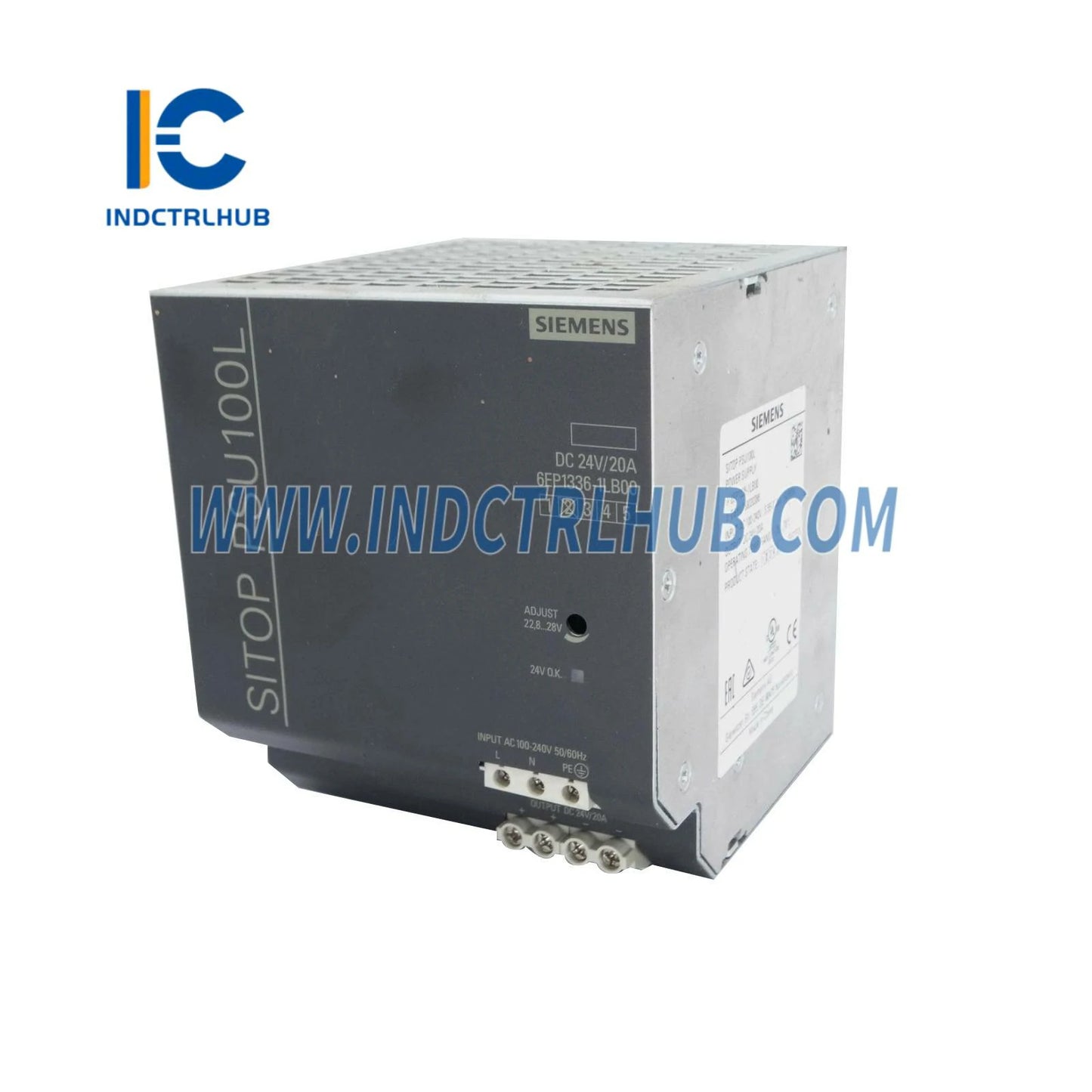 Siemens 6EP1336-1LB00 SITOP PSU100L 24V 20A Stabilized Power Supply