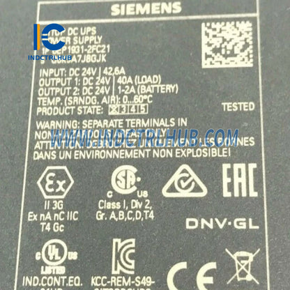 Connector Layout and PDF Technical Reference for 6EP1931-2FC21 System