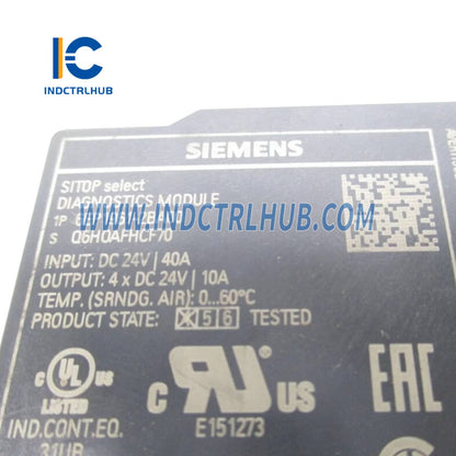 Siemens 6EP1961-2BA00 SITOP select diagnostics module, 4-channel