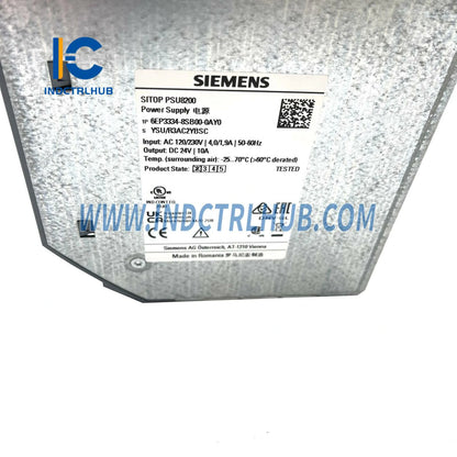 Siemens 6EP3334-8SB00-0AY0 SITOP PSU8200 24V 10A Stabilized Power Supply