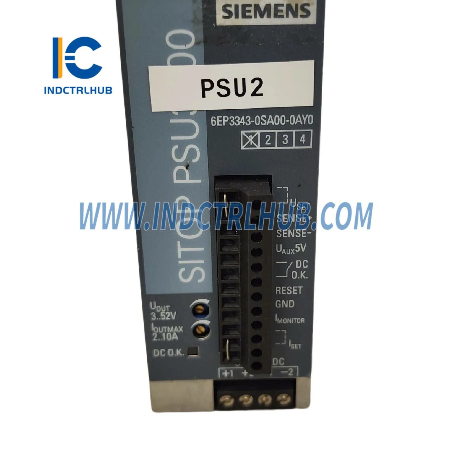 Authentic Nameplate and Serial Number for Siemens 6EP3343 0SA00 0AY0 Factory Original Label