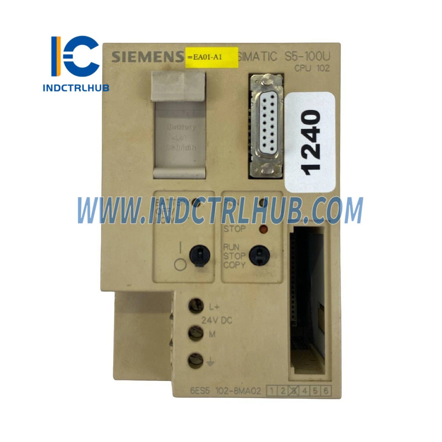 Siemens 6ES5102-8MA02 SIMATIC S5, CPU 102 Орталық өңдеу блогы