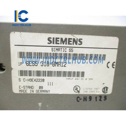 סימנס 6ES5318-8MA12 סימטיק S5, חיבור 318