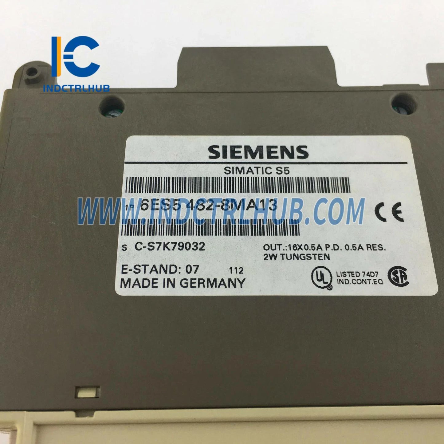 Authentic Nameplate and Serial Number for Siemens 6ES5482 8MA13 Factory Original Label