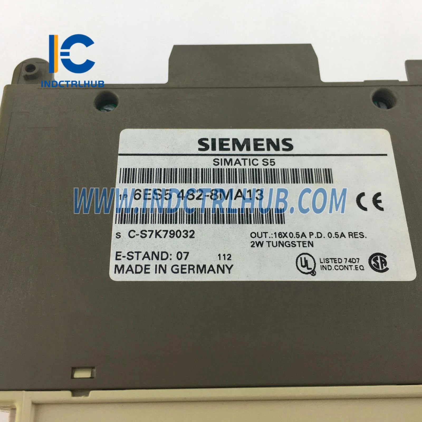 Authentic Nameplate and Serial Number for Siemens 6ES5482 8MA13 Factory Original Label