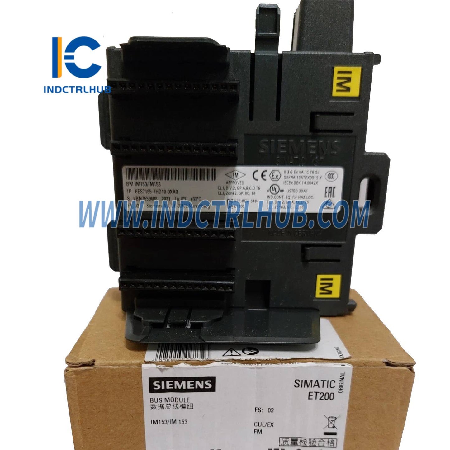 Siemens 6ES7195-7DH10-0XA0 SIMATIC DP Bus Module for ET 200MP - SIMATIC DP Bus Module for ET 200MP