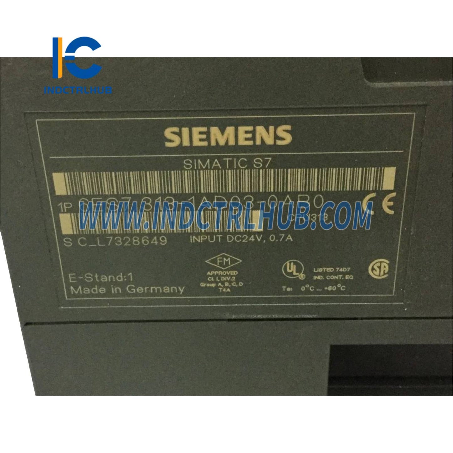 Siemens 6ES7313-1AD03-0AB0 SIMATIC S7-300, CPU 313