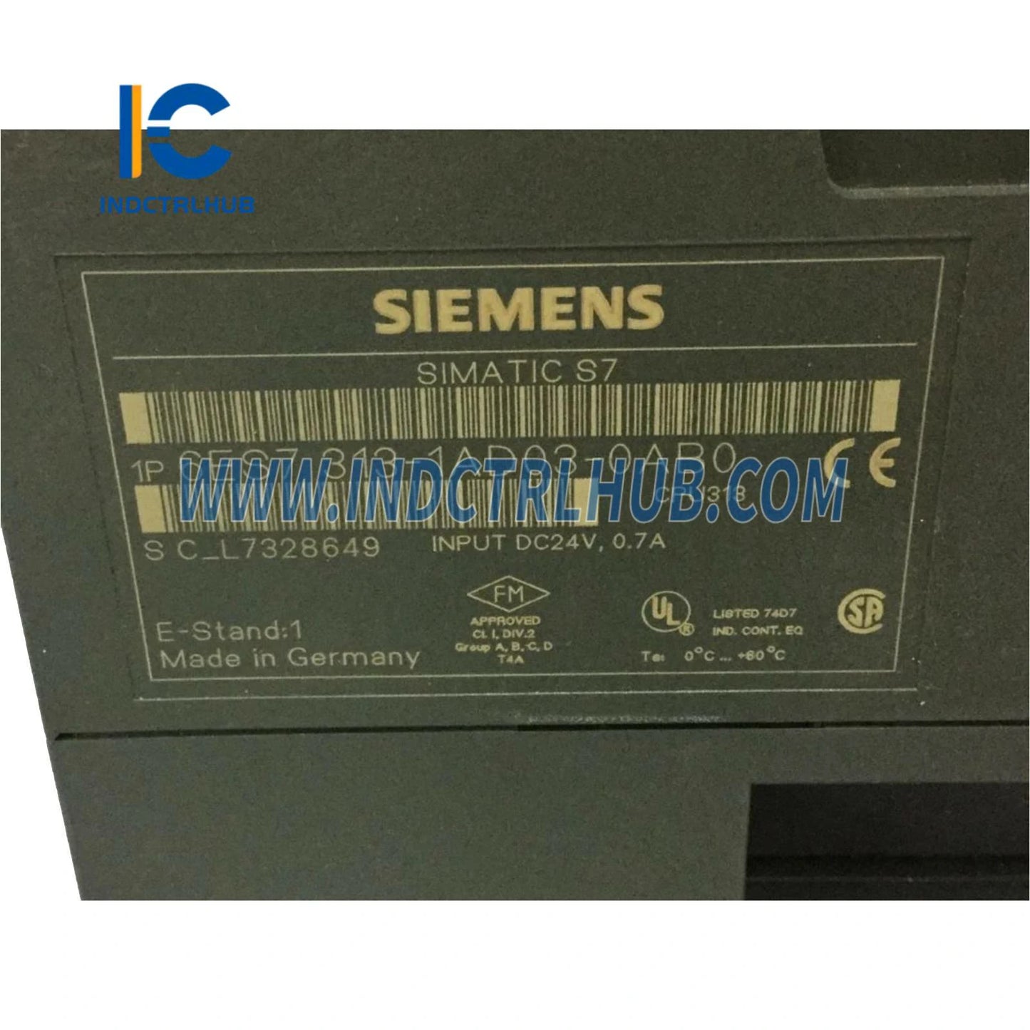 Technical Datasheet and Specifications for 6ES7313-1AD03-0AB0 Siemens Module