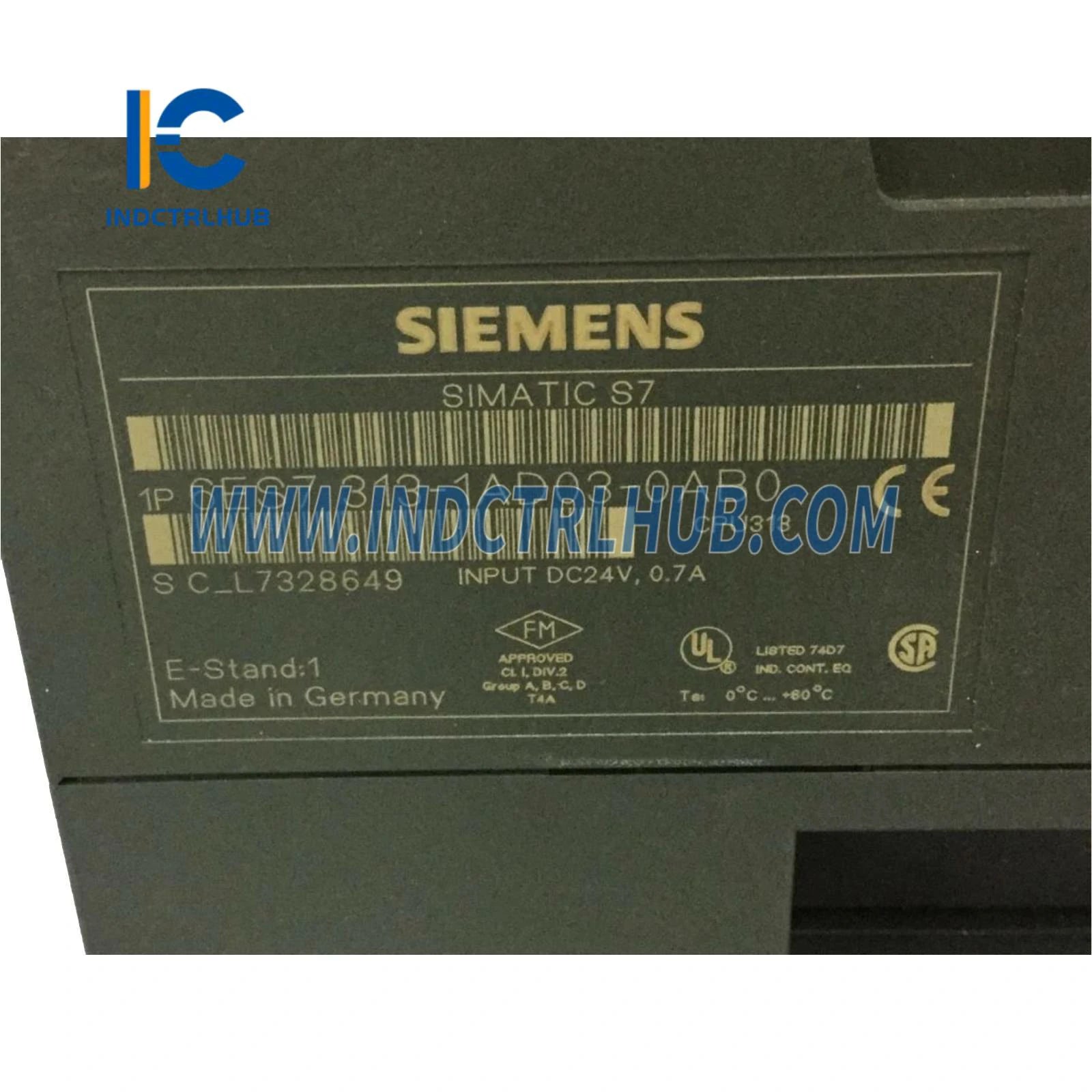 Technical Datasheet and Specifications for 6ES7313-1AD03-0AB0 Siemens Module