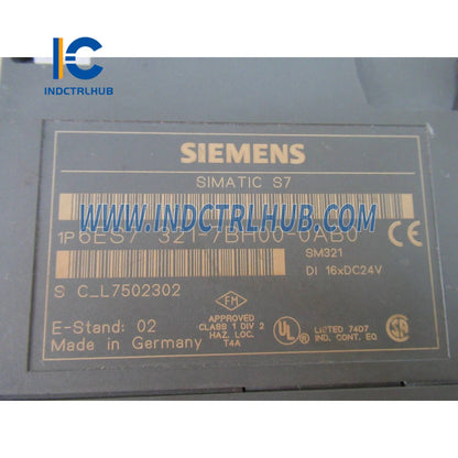 Siemens 6ES7321-7BH00-0AB0 SIMATIC S7-300 Digital Input Module SM 321