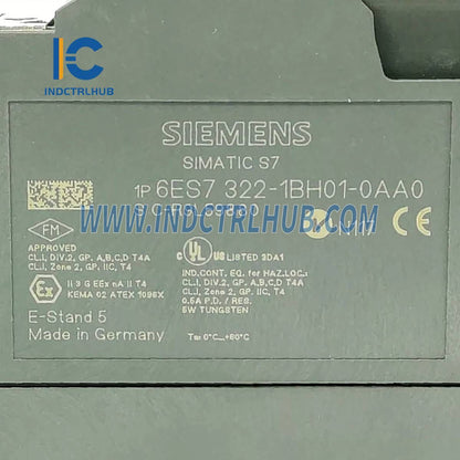 Siemens 6ES7322-1BH01-0AA0 Digital output SM 322