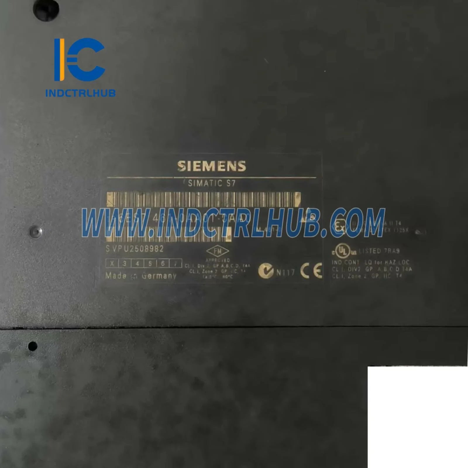 Authentic Nameplate and Serial Number for Siemens 6ES7461 1BA01 0AA0 Factory Original Label