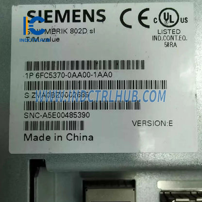 SIEMENS 6FC5370-0AA00-1AA0 Operator Panel | PROFINET PROFIBUS Interface