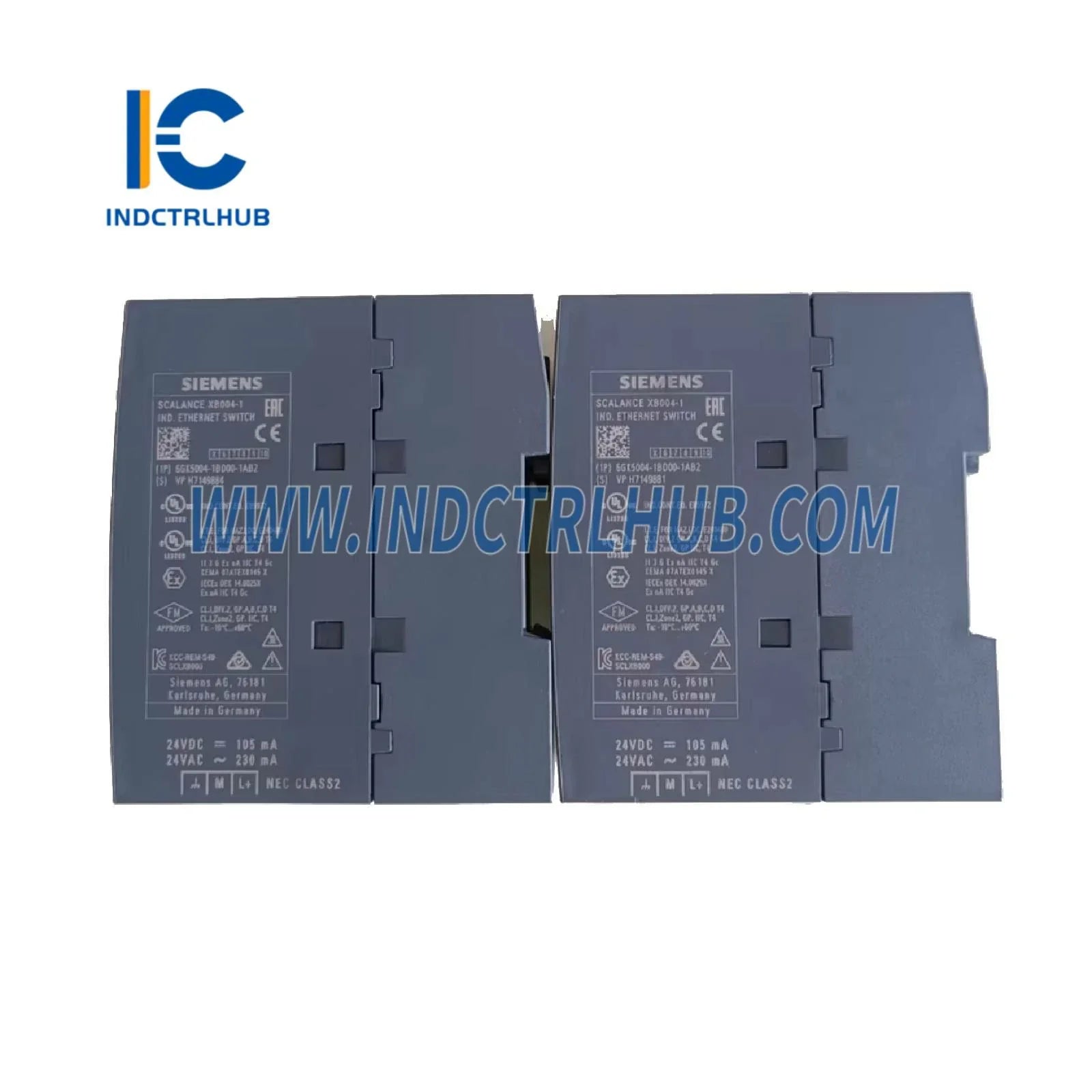 Authentic Nameplate and Serial Number for Siemens 6GK5004 1BD00 1AB2 Factory Original Label