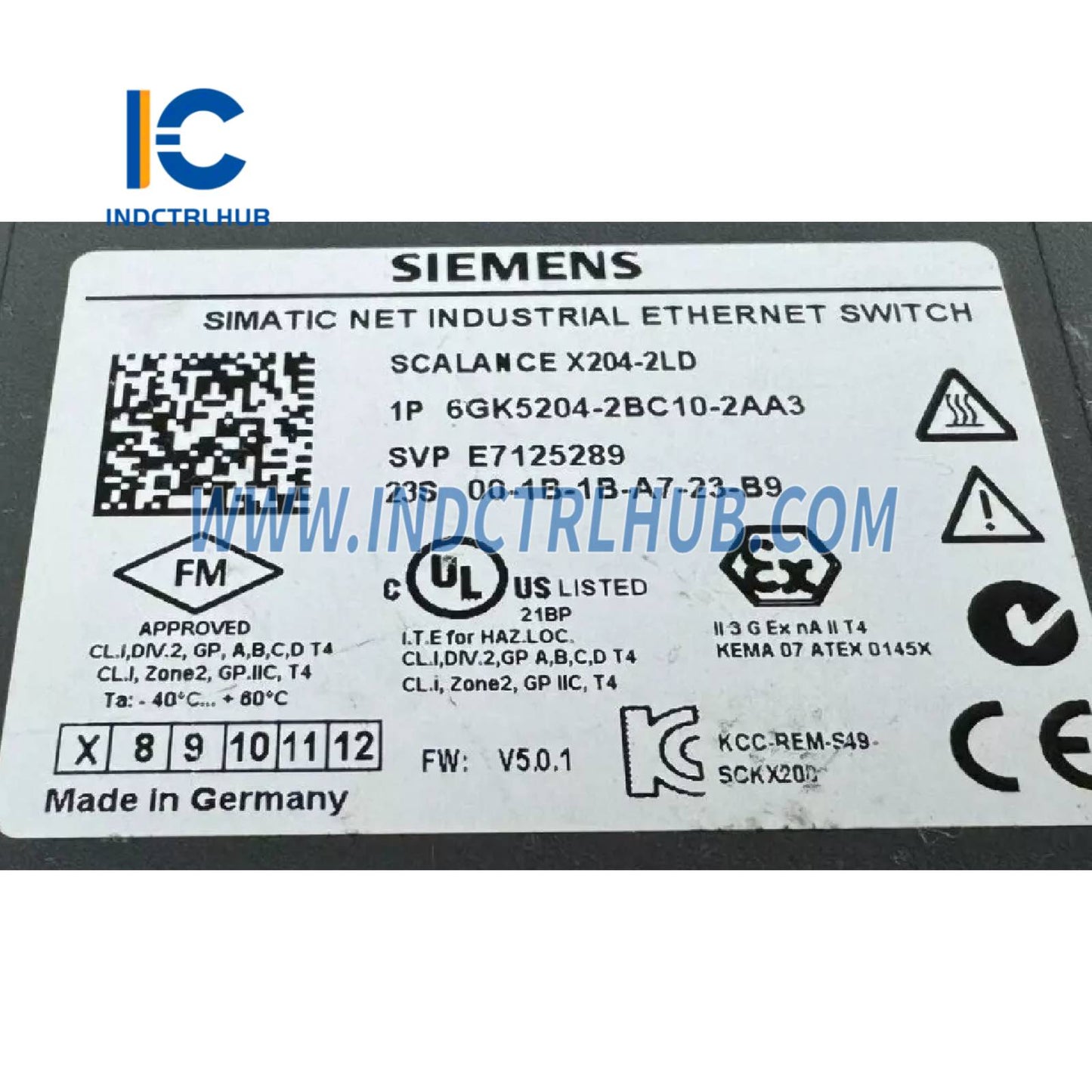 Siemens 6GK5204-2BC10-2AA3 managed IE switch