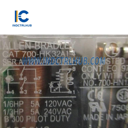 Relé de Linha Fina de Uso Geral Allen-Bradley 700-HK32A1-4