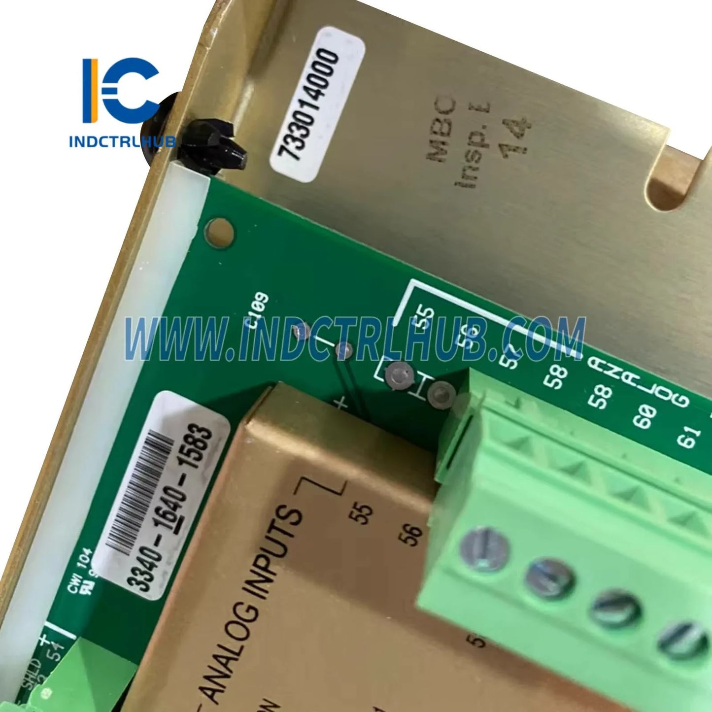 Technical View of Industrial Component Connector and details for