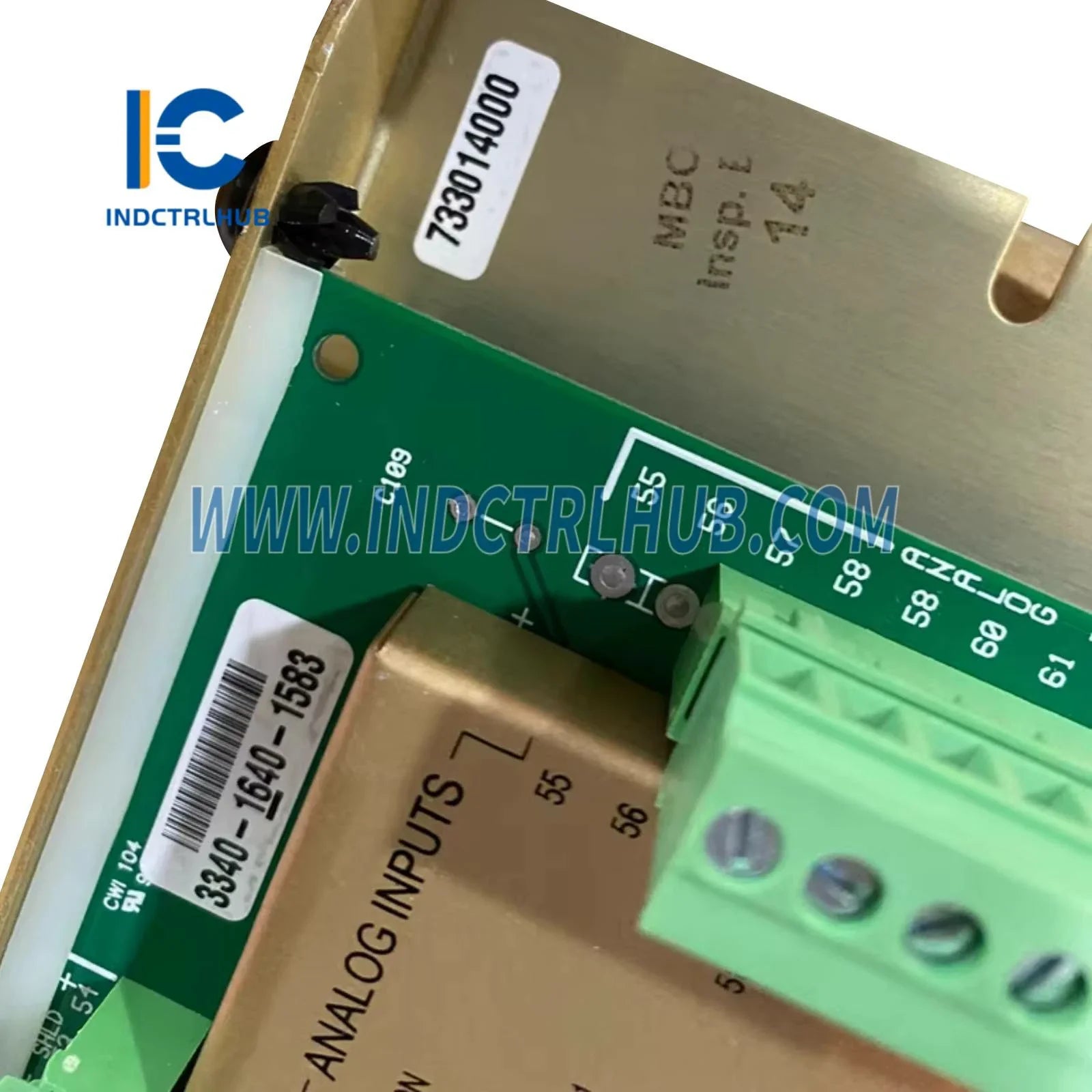 Technical View of Industrial Component Connector and details for