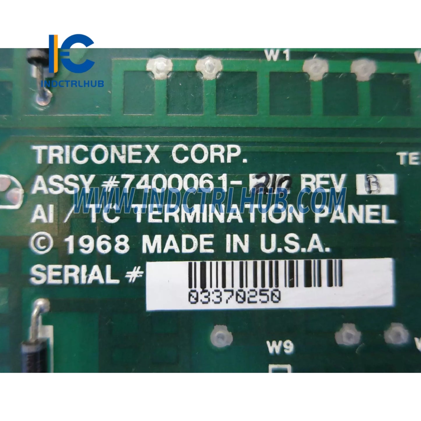 Triconex 7400061-210-A3 3000110-360 AI/TC Termination Panel