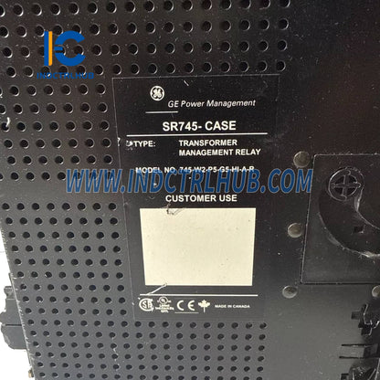 GE 745-W2-P5-G5-HI Transformer Protection Relay