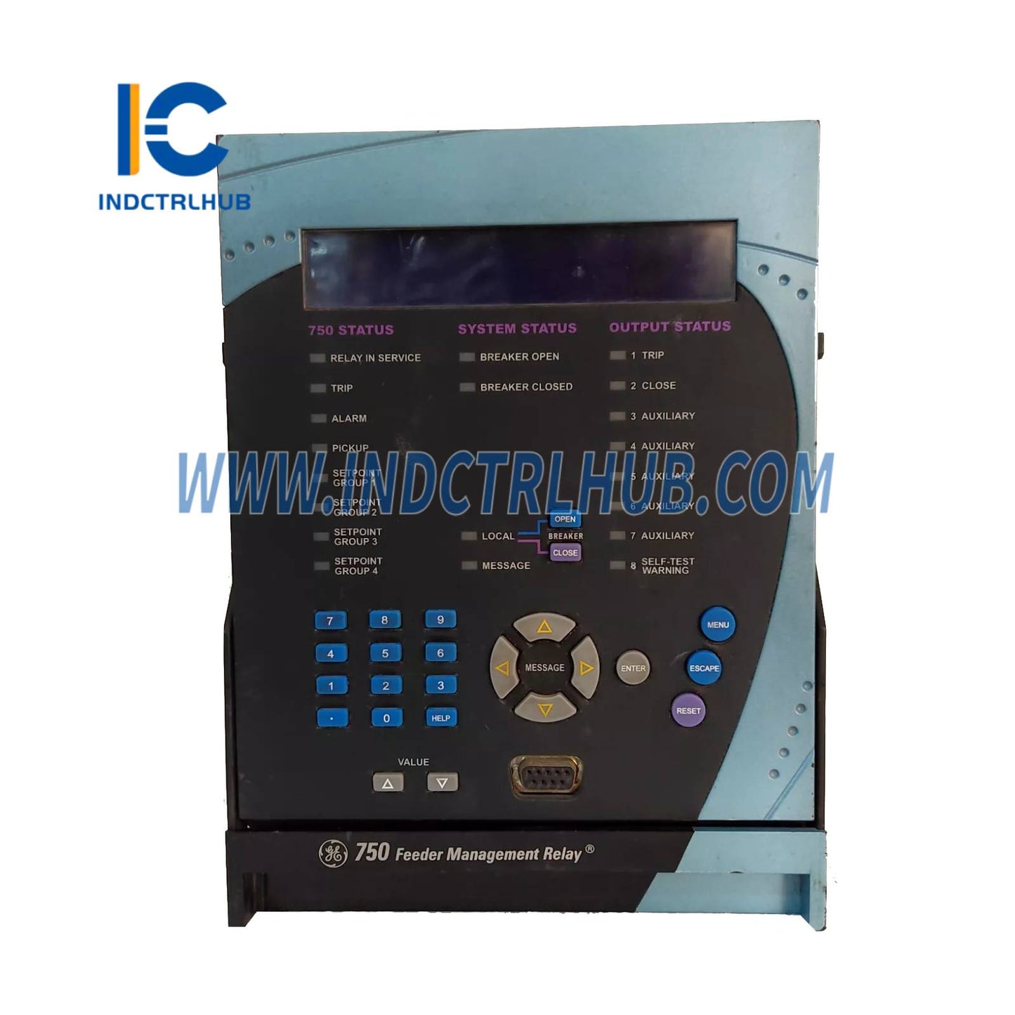 GE 750-P1-G1-D1-HI-A20-R Feeder Management Relay