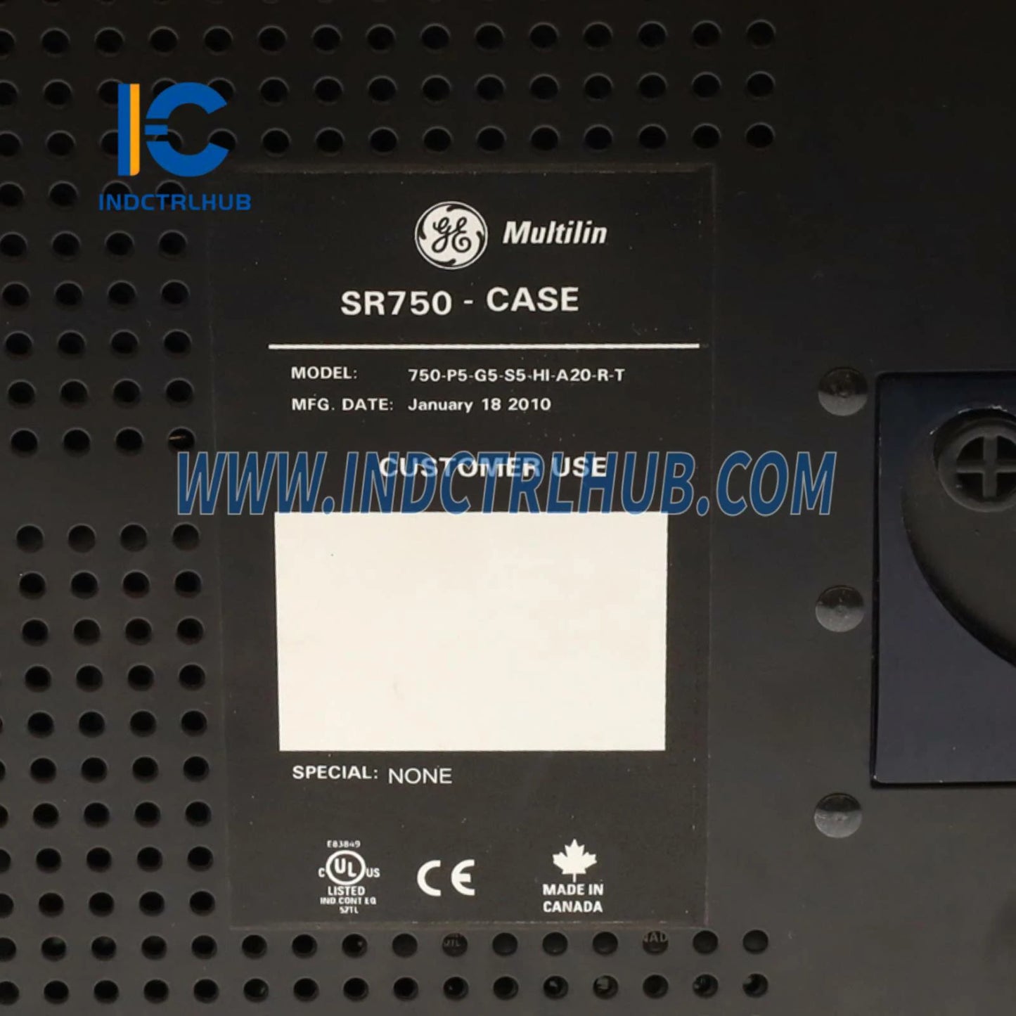 GE 750-P5-G5-S5-HI-A20-R-T Oziqlantirish Boshqaruvi Rele (SR750 Seriyasi)