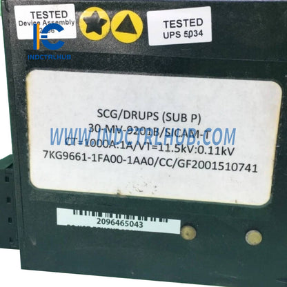 Transmitter instrumen pengukur digital Siemens 7KG9661-1FA00-1AA0/CC