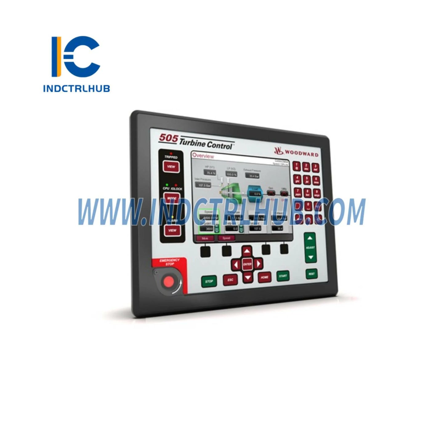 Woodward 8200-1330 505D Régulateur numérique de contrôle de turbine