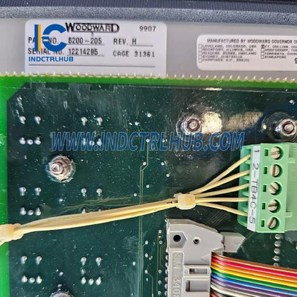 Woodward 8200-205 ProTech 203 Überschreitung der Höchstgeschwindigkeit