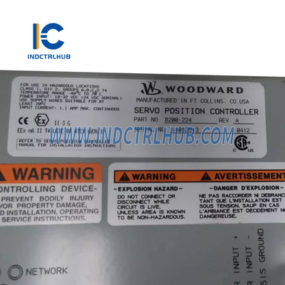 Woodward 8200-224 Servo Posición