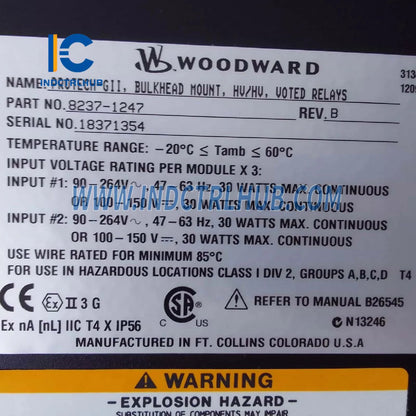 Woodward 8237-1247 ProAct цифрова скорост