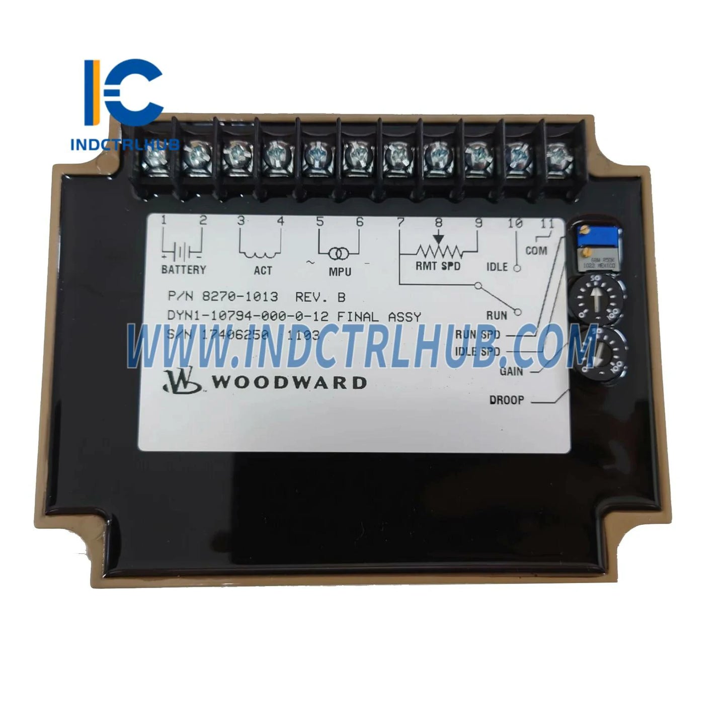 Woodward 8270-1013 723PLUS Дигитален