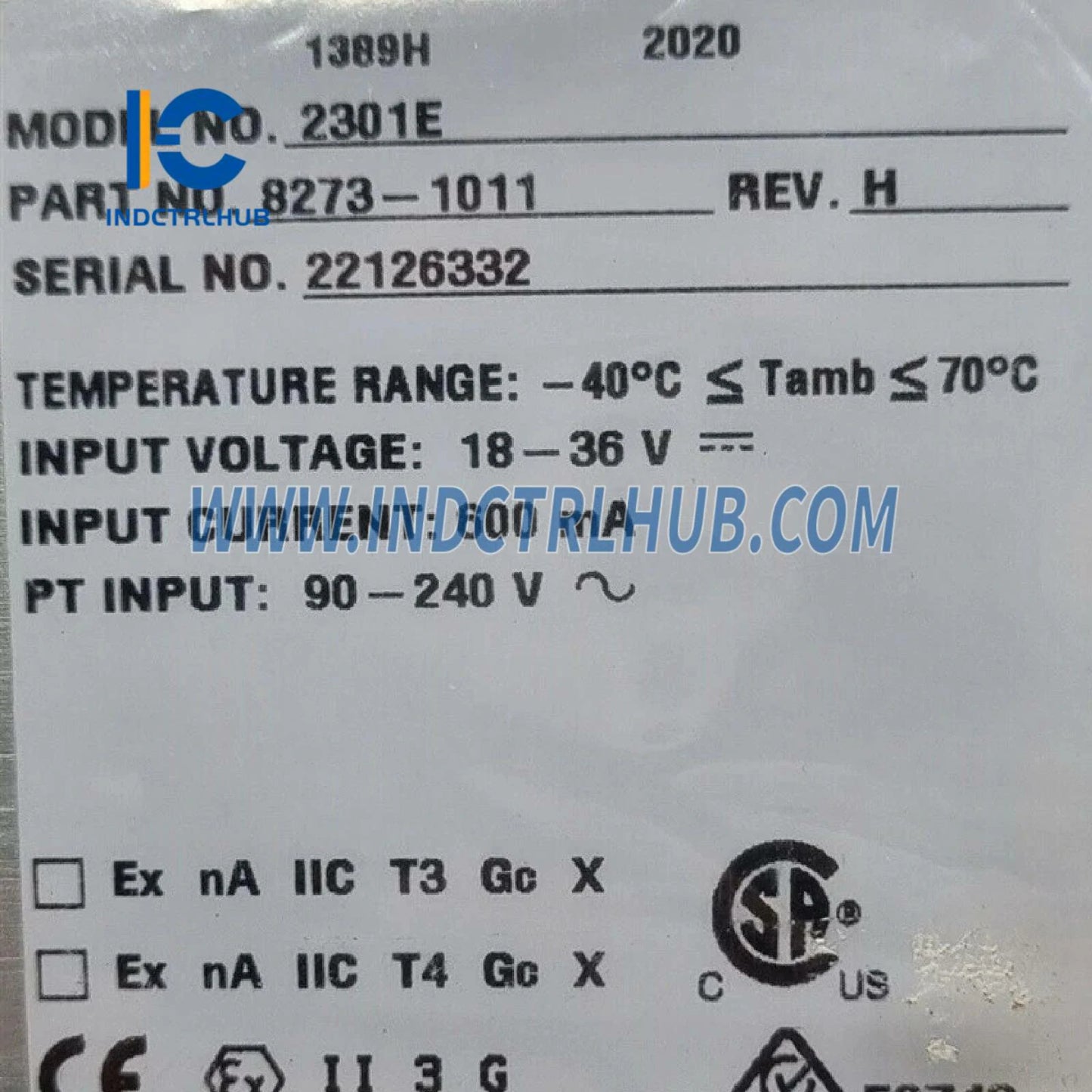 Woodward 8273-1011 2301E Controle Digital de Compartilhamento de Carga e Velocidade